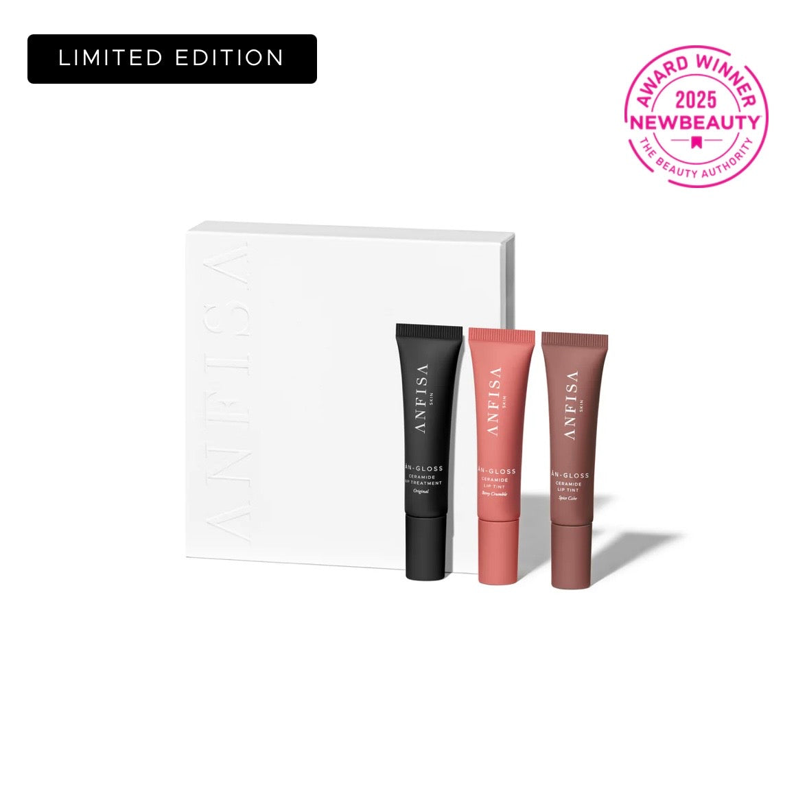 Anfisa - ÂN-GLOSS Ceramide Lip Trio - bespøke by SKINALCHEMY