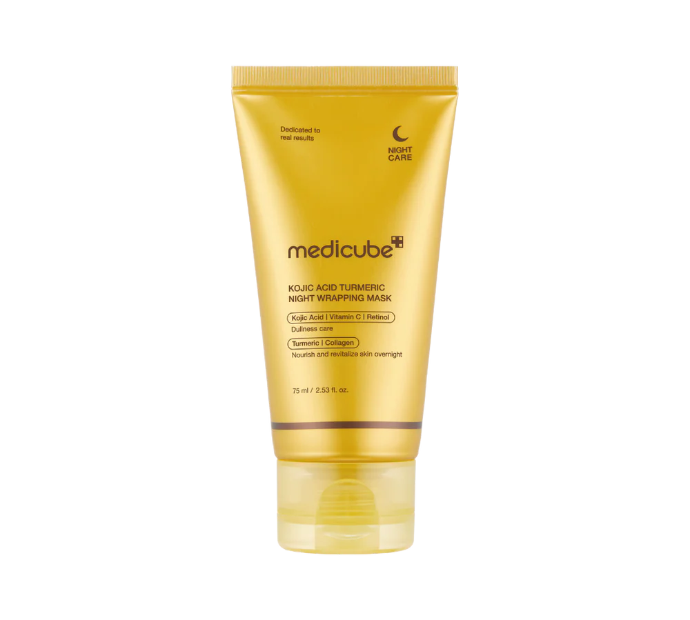 Medicube Kojic Acid Turmeric Night Wrapping Mask - bespøke by SKINALCHEMY