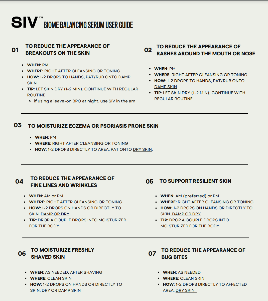 SIV Biome Balancing Serum - bespøke by SKINALCHEMY
