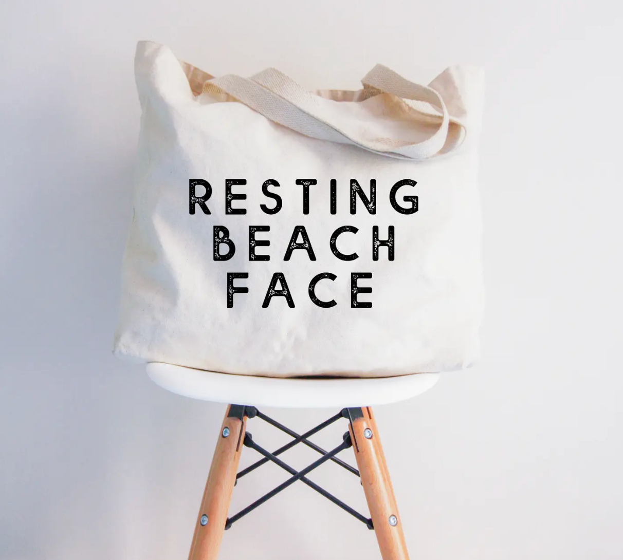 Resting Beach Face Tote *Limited Time* - bespøke by SKINALCHEMY